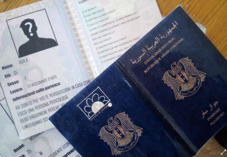 fuga siria passaporto