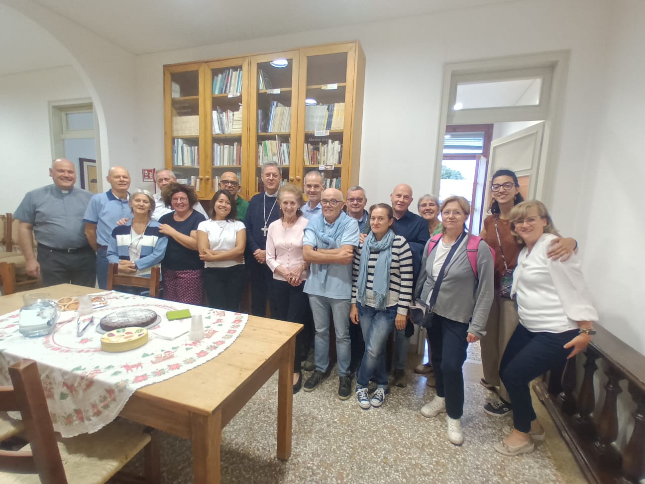 Visita ufficiale di mons. Riccardo Battocchio, vescovo di Vittorio Veneto, in Caritas