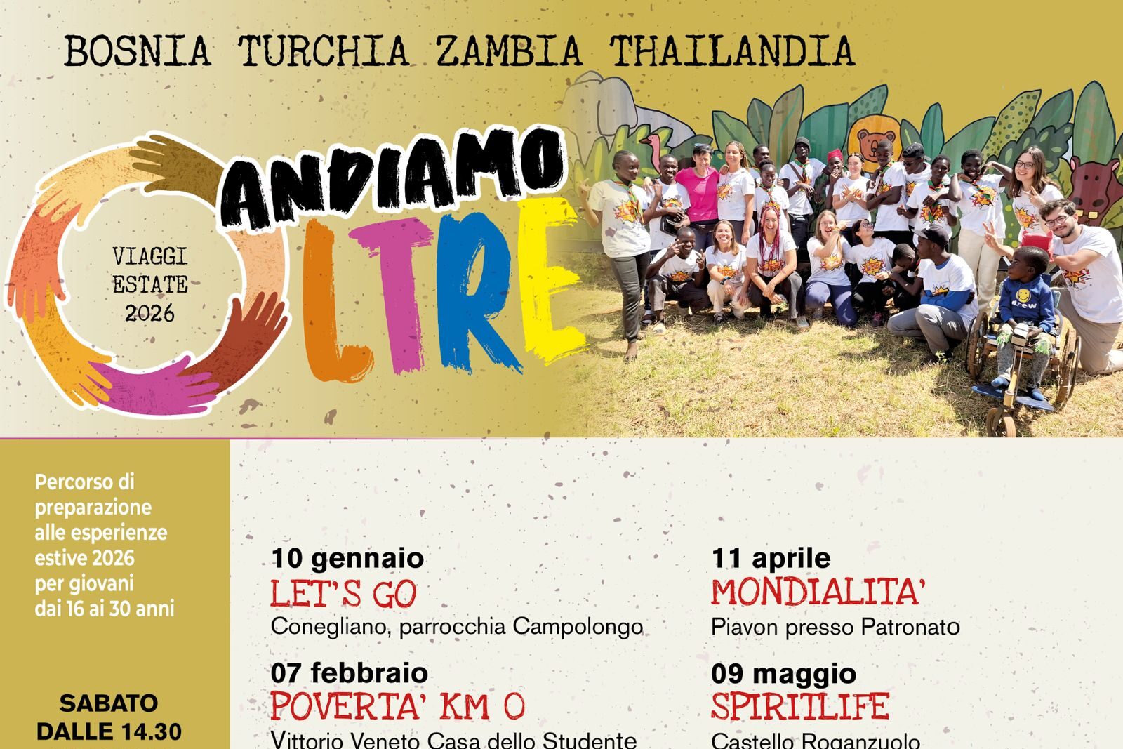 Andiamo Oltre 2026 – gli incontri di preparazione