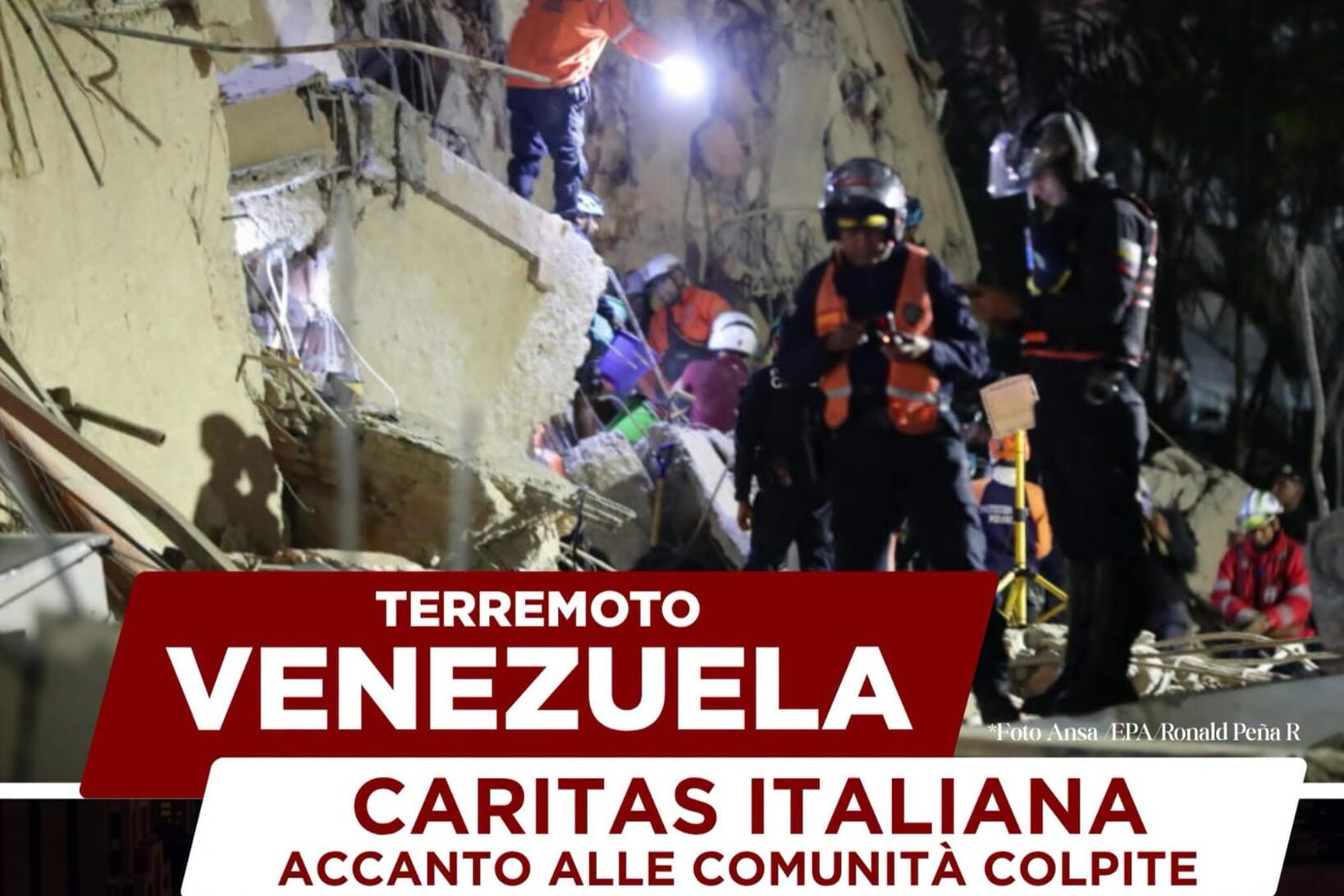 Terremoto in Venezuela – la raccolta fondi di Caritas